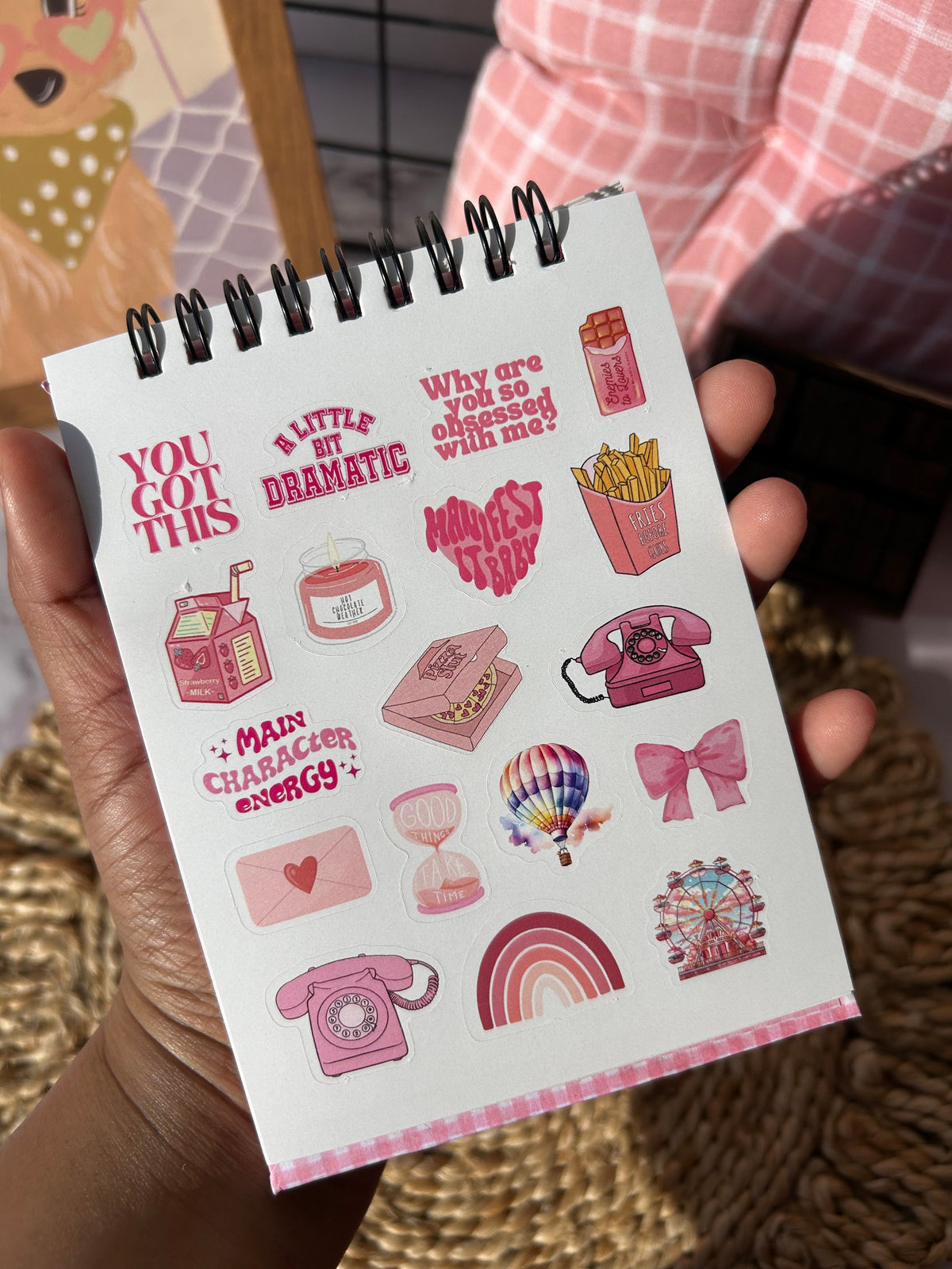 My sticker book - variant Pink