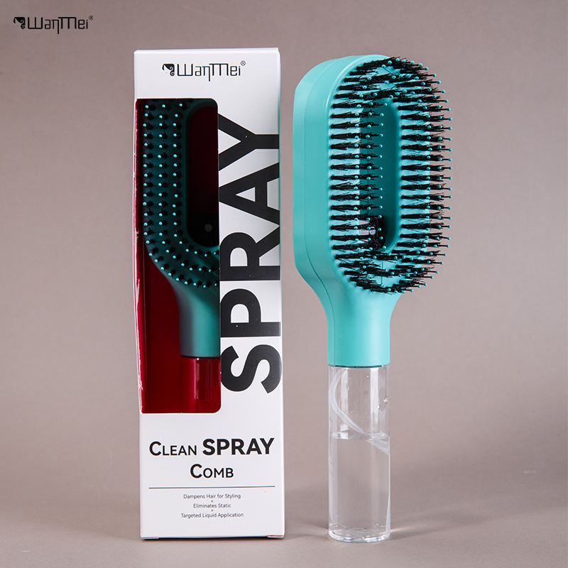 Anti-static Hair Brush 2-in-1 Hair Mist Brush