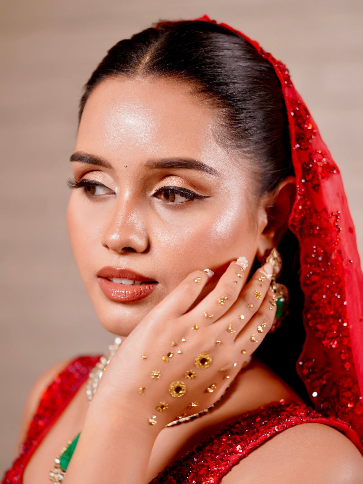 Reusable Embellished Mehendi