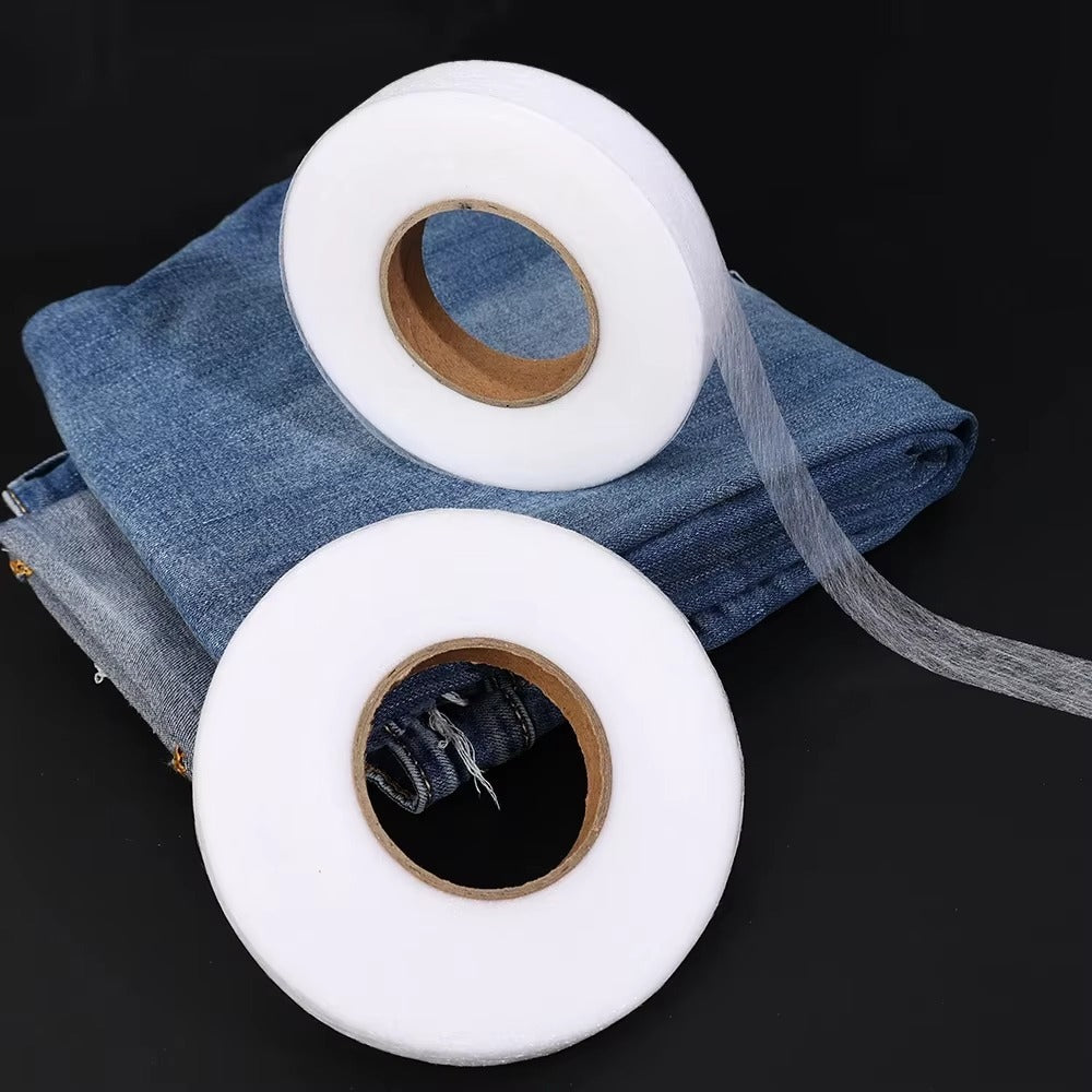 No Sew Hem Tape for Clothes – Strong Double Sided Iron-On Fabric Fix Tape for Pants & Dresses