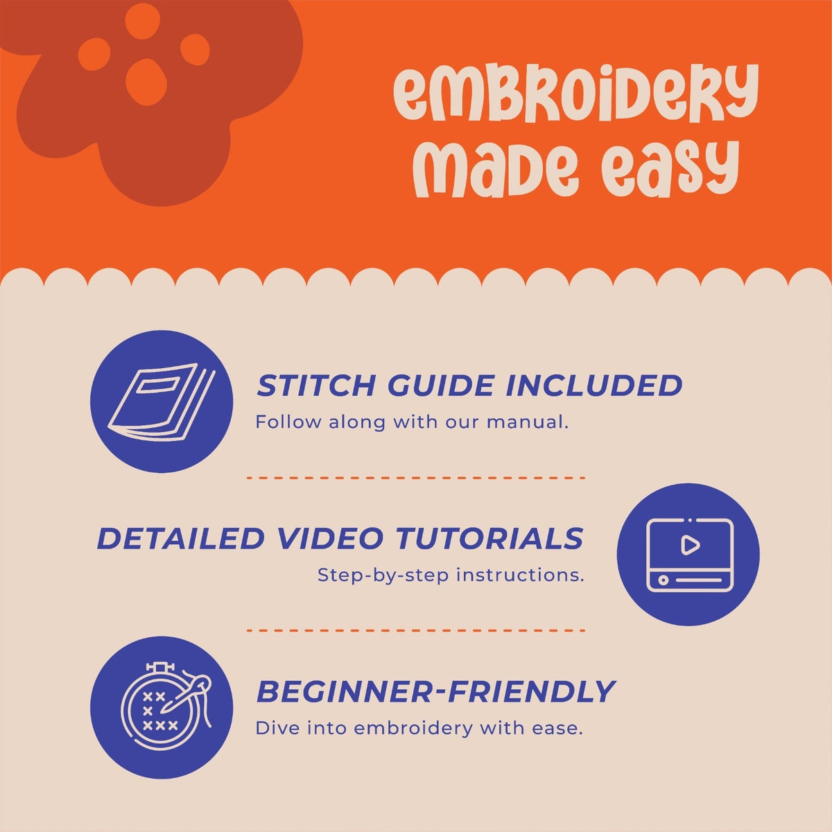 Bead Embroidery DIY Kit