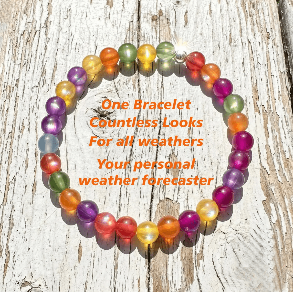 Rainbow UV Reactive Bracelet | Color Changing Bracelet