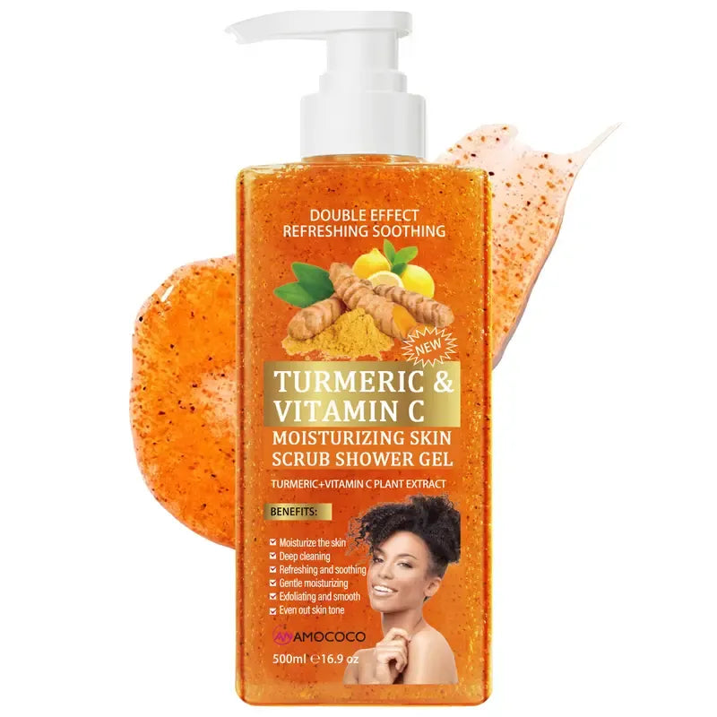 Glow Boost Turmeric Body Scrub Gel (500 ml)