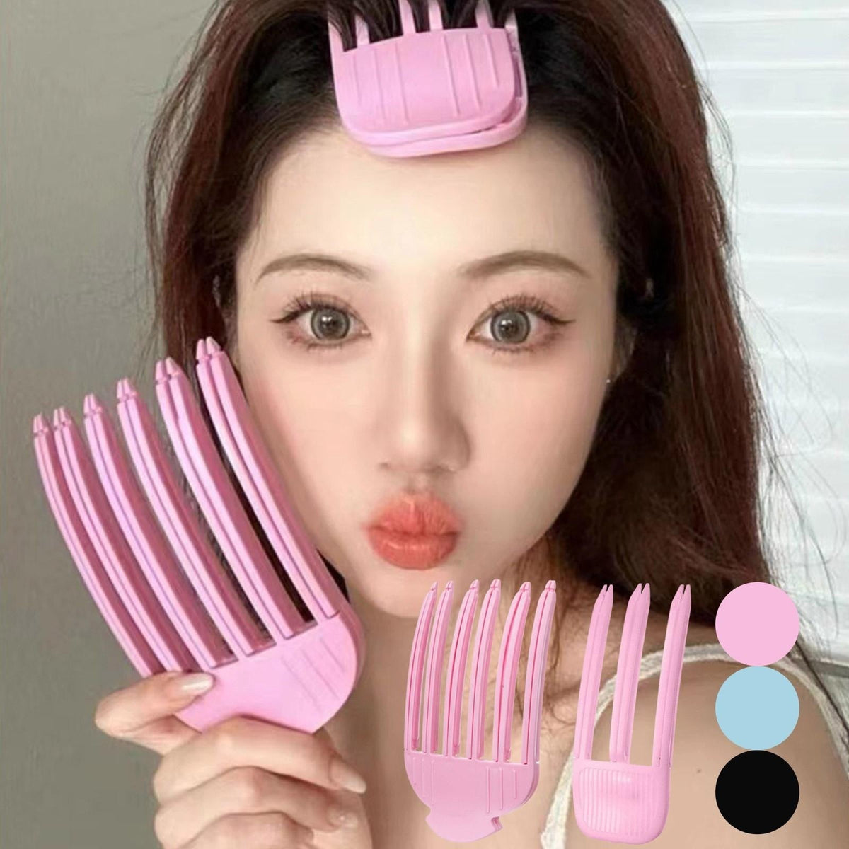 💖 Fluffy Hair Volumizing Clip Comb – Instant Hair Lift & Volume Tool