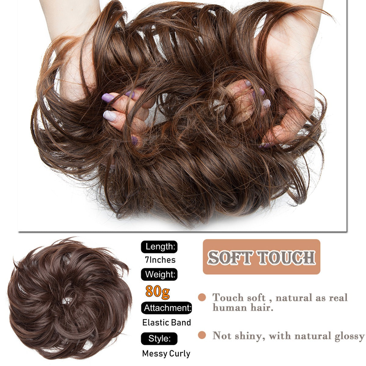 Messy Bun Hair Extension