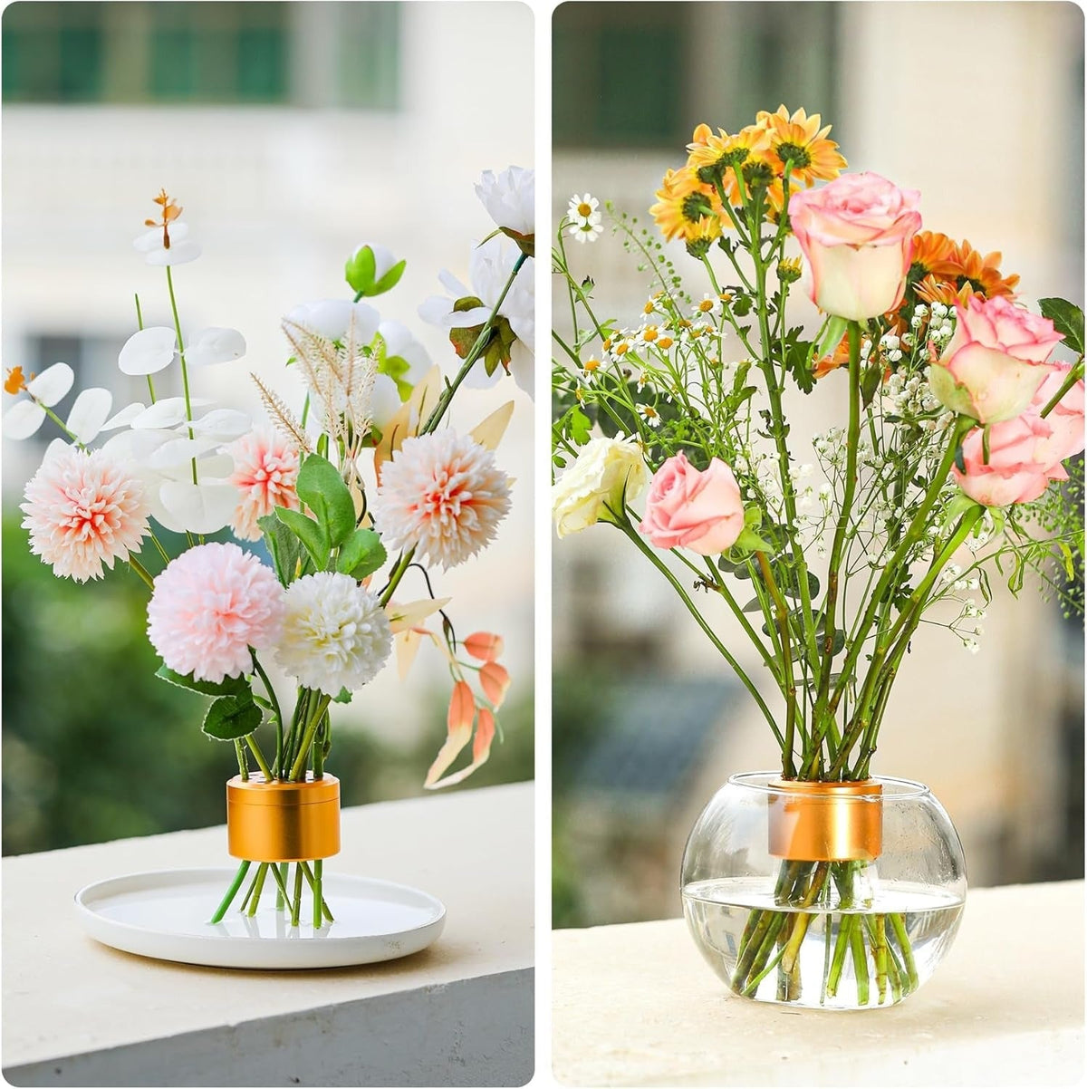 Spiral Flower Stem Holder