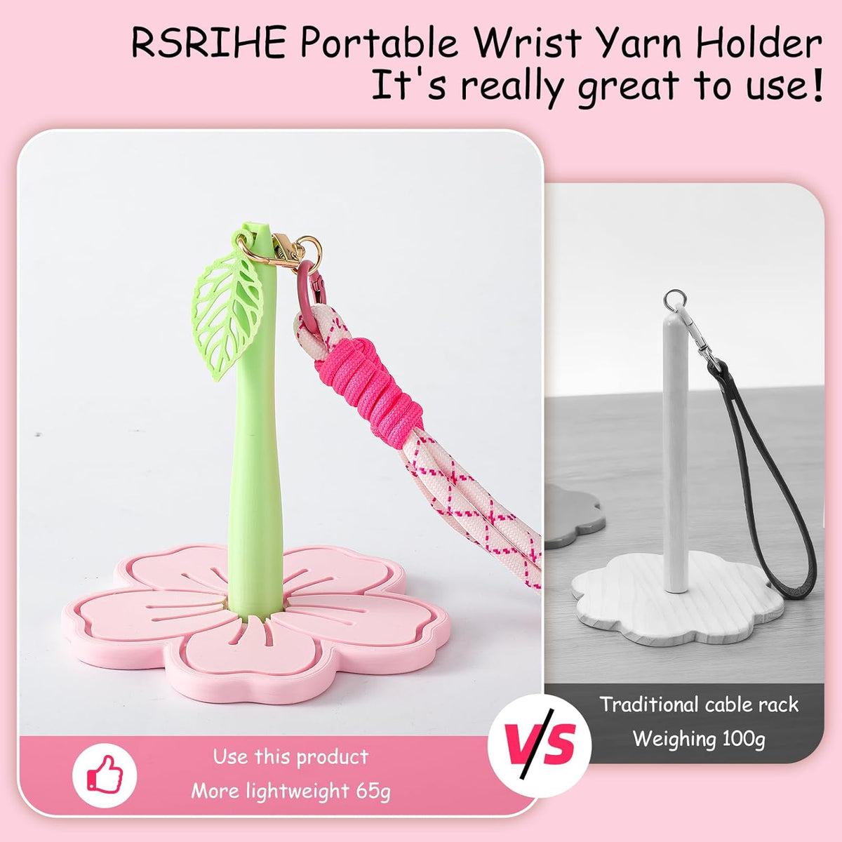 Portable Wrist Yarn Holder