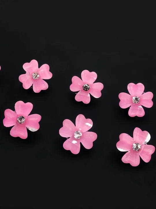 Daisy Charm Hair Clips Set