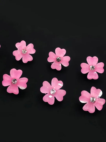 Daisy Charm Hair Clips Set
