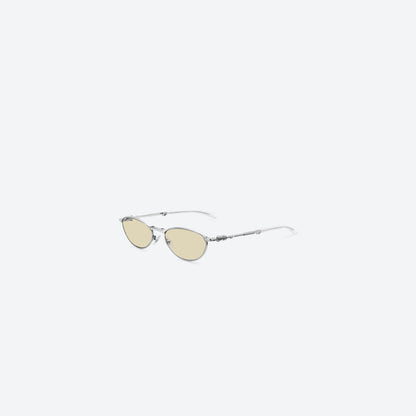 Crystal Cubit Foldable Round Glasses