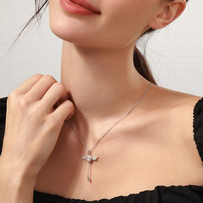 "Angel's Love" Sterling Necklace