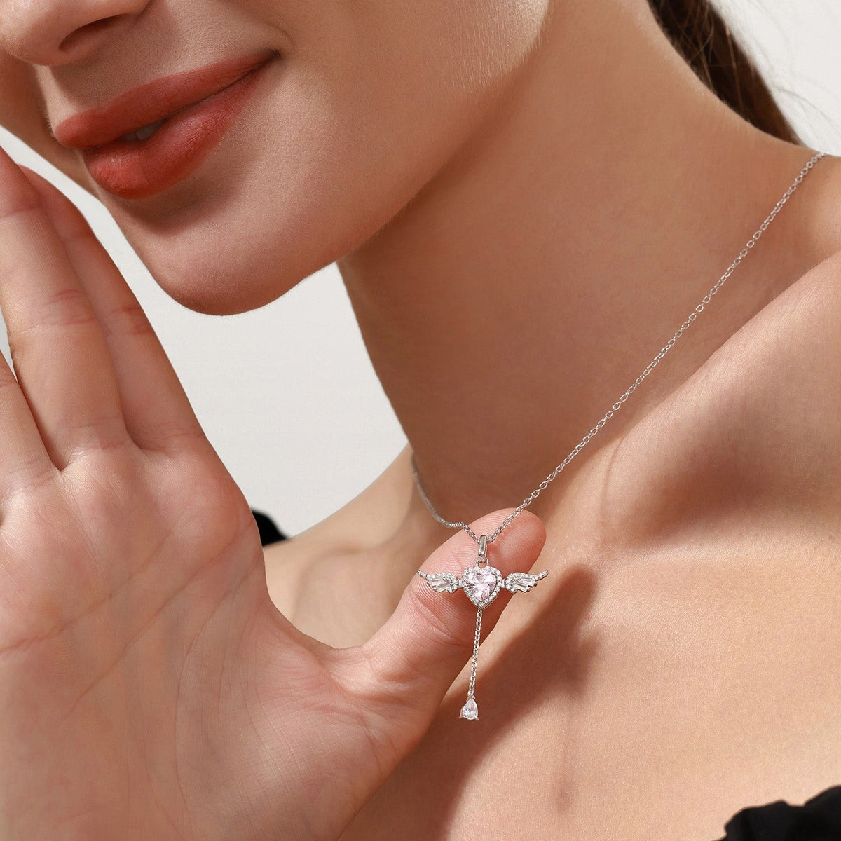"Angel's Love" Sterling Necklace