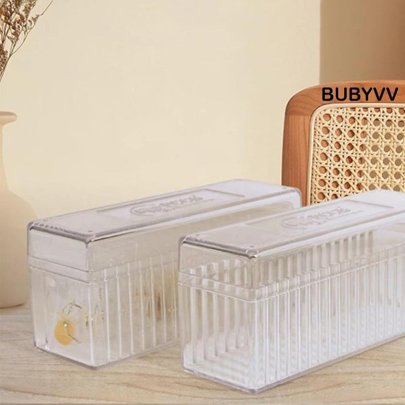 💎 CrystalClear Jewelry Organizer Box with Tranparents Begs
