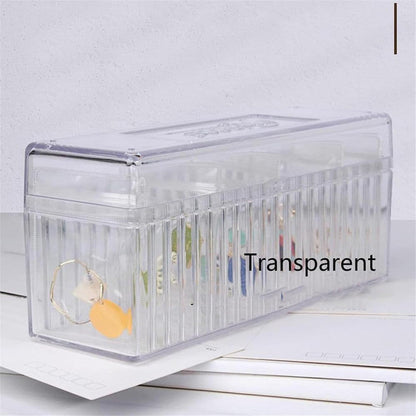 💎 CrystalClear Jewelry Organizer Box with Tranparents Begs
