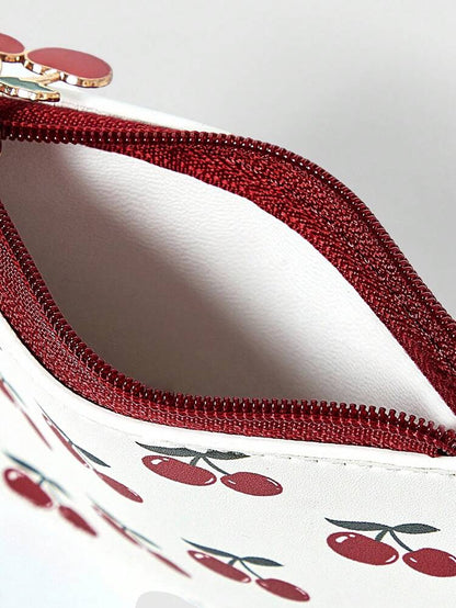 Kawaii Cherry Short Wallet / Card Holder