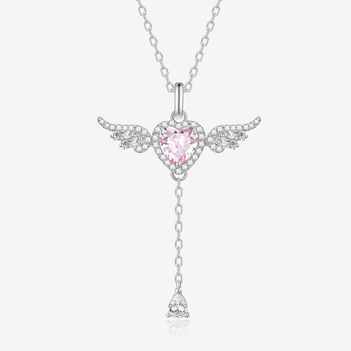 "Angel's Love" Sterling Necklace