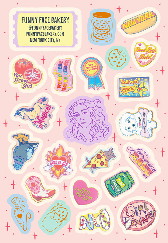 Rosé Mansion Wine Sticker Book