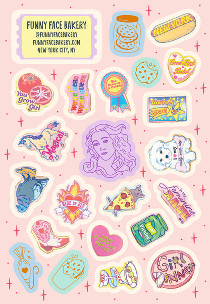 Rosé Mansion Wine Sticker Book