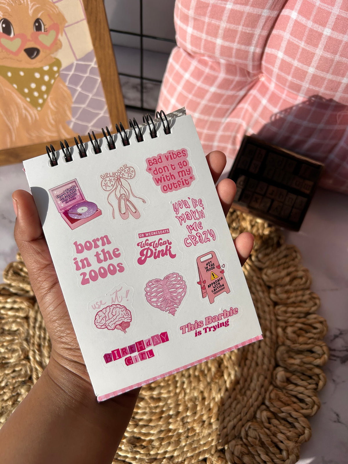 My sticker book - variant Pink