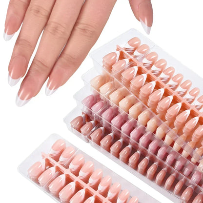 Elegant French Glow Nail Set
