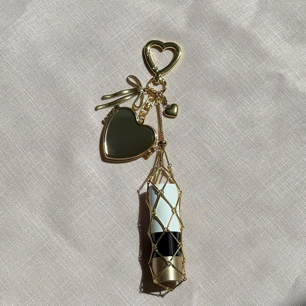 Elegant lipstick holder charms