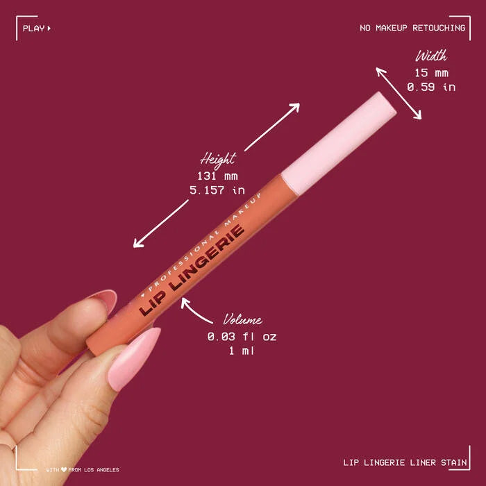 Ballpoint Tip Lip Liner Stain – Waterproof & Long-Lasting Color