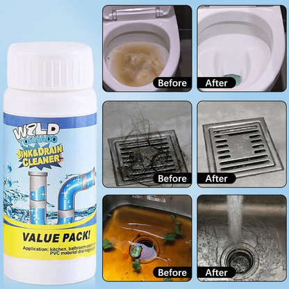 Instant Sink & Drain Cleaner Powder