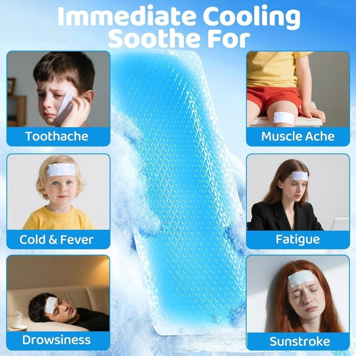 Migraine Cooling Headache Patch