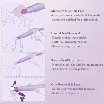 ✨ 3-in-1 Nail Care Pen with Ceramic Tip 💅
