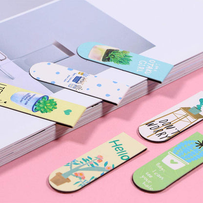 Cute Magnetic Aesthetic Bookmarks Set for Kids and Adults