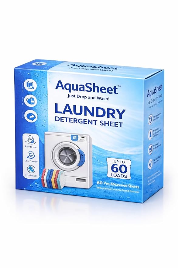 Mediox Aquasheet Laundry Detergent Sheets