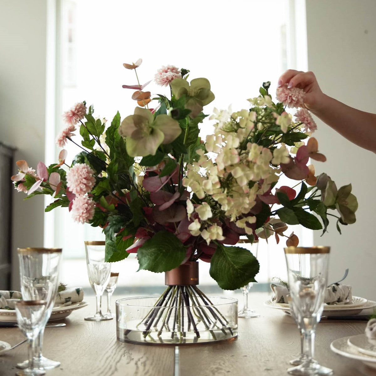 Spiral Flower Stem Holder