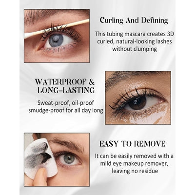 Multi Use Steel Tube Eyelash Lengthening & Curling Mascara