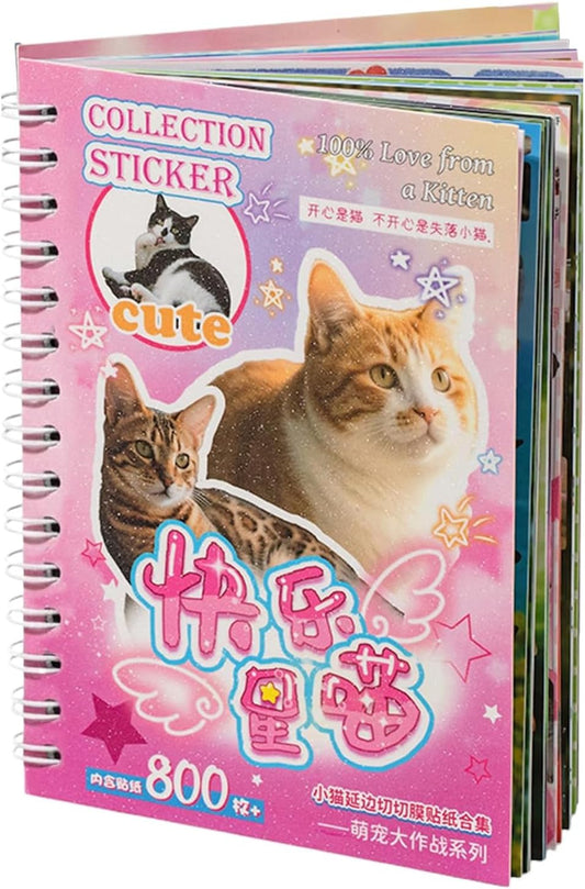 Cute Pet Sticker Book, With Adorable Pet Designs