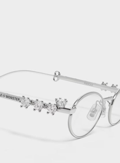 Rhinestone Oval Women Sunglasses