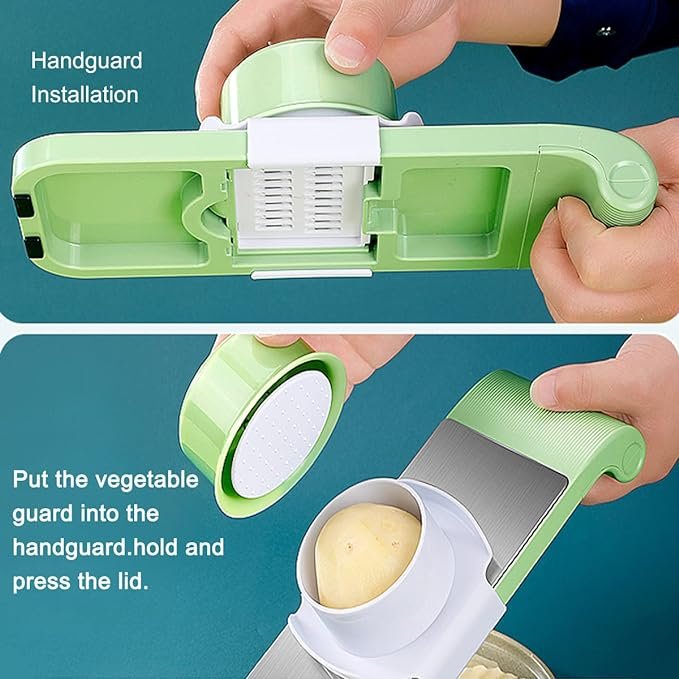 5 in 1 Vegetable slicer Stainless Steel Chopper