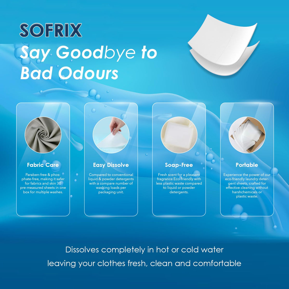 Mediox Aquasheet Laundry Detergent Sheets