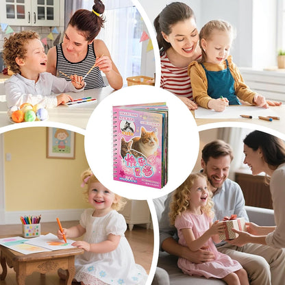 Cute Pet Sticker Book, With Adorable Pet Designs