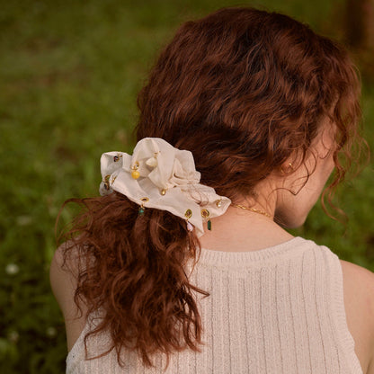 Elegance Bloom Scrunchie