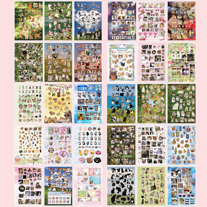 Cute Pet Sticker Book, With Adorable Pet Designs