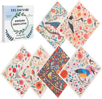 Swedish Dishcloths for Kitchen Reusable Kitchen Towels