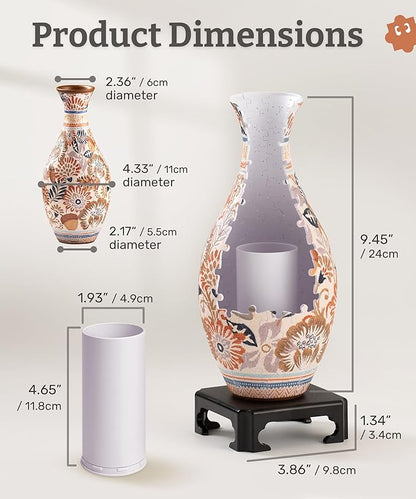 3D Puzzle Flower Vase