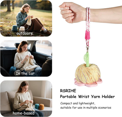 Portable Wrist Yarn Holder