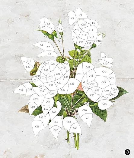 Brain Games Vintage Flowers Stickers