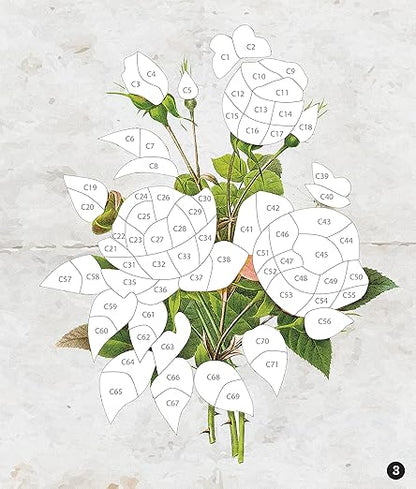 Brain Games Vintage Flowers Stickers
