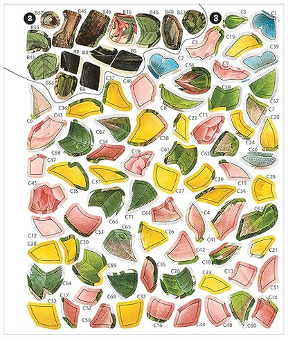 Brain Games Vintage Flowers Stickers