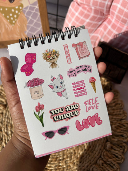 My sticker book - variant Pink
