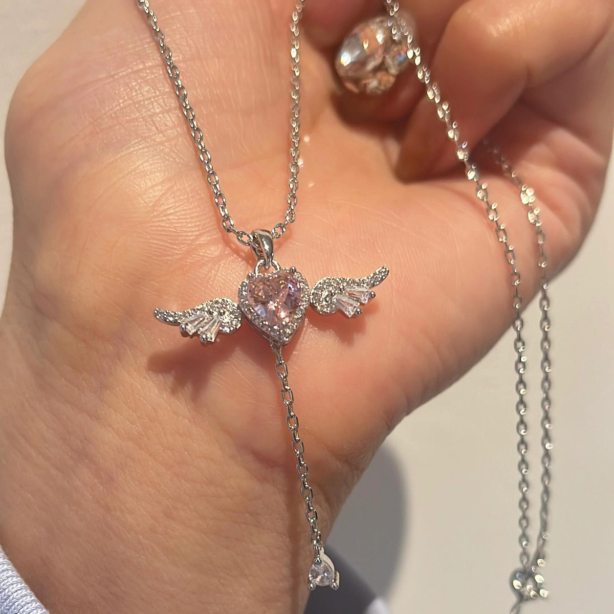 "Angel's Love" Sterling Necklace