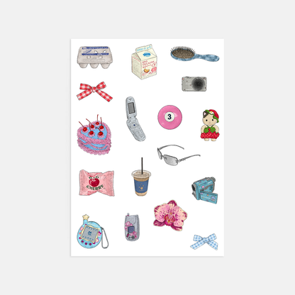 Mini Girlhood Sticker Book