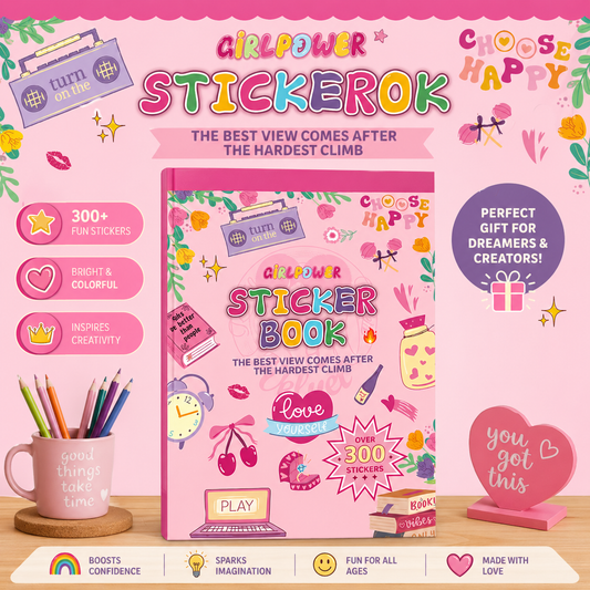 Girl Vibes Sticker Book